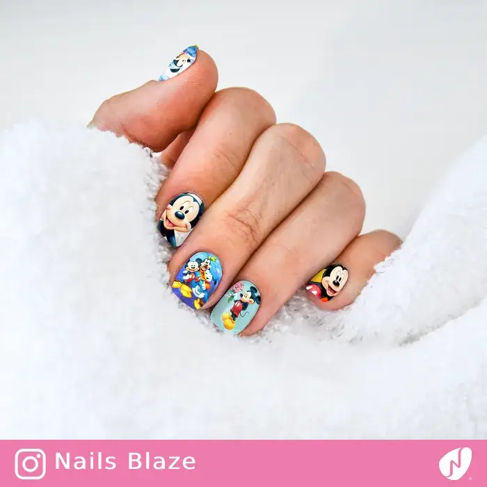 Mickey Mouse | Cartoon Nails - NB23